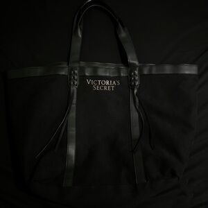 Victoria’s secret bag with leather straps